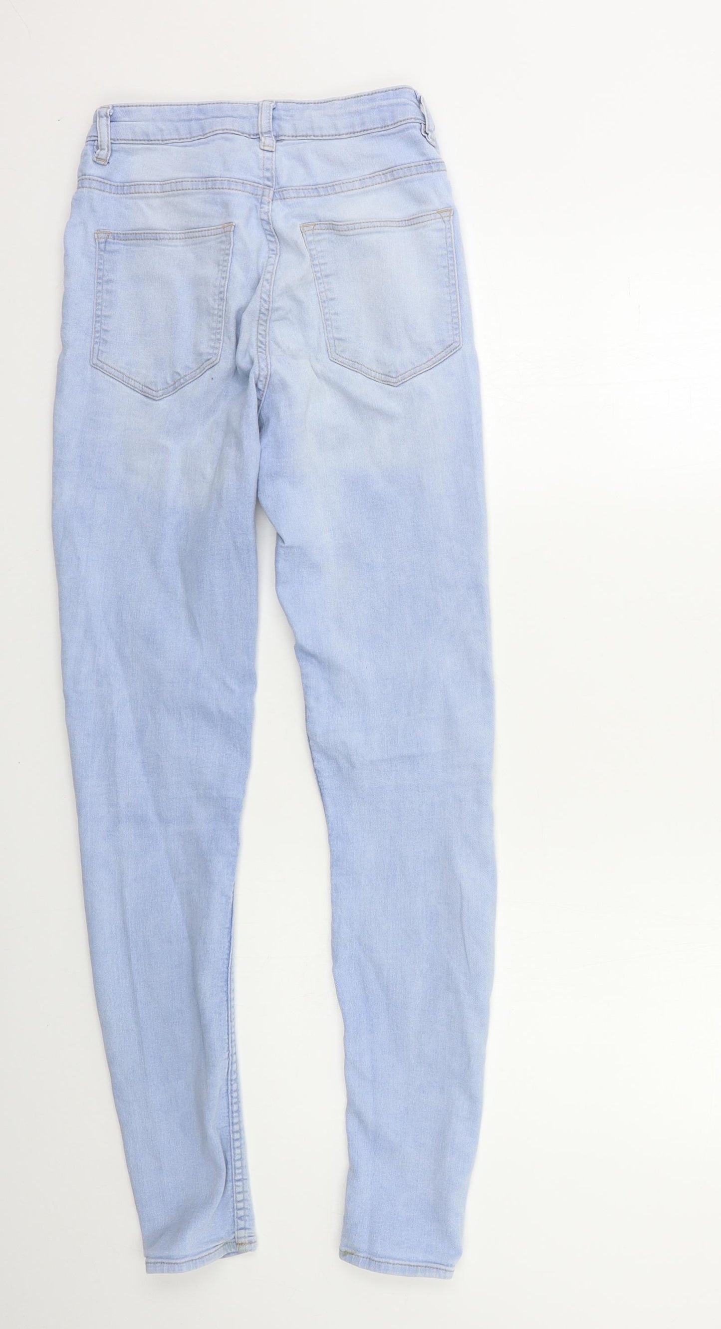 H&M Womens Blue  Denim Skinny Jeans Size 10 L30 in
