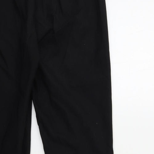 Preworn Womens Black   Trousers  Size 32 in L27 in