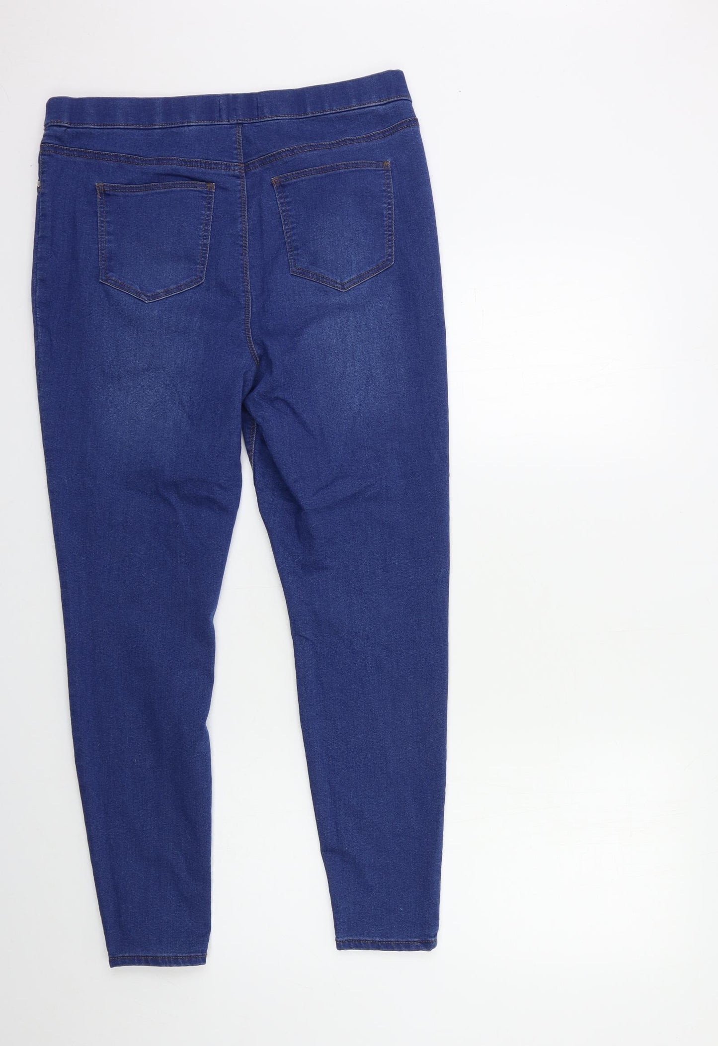 Papaya Womens Blue  Denim Jegging Jeans Size 14 L26 in