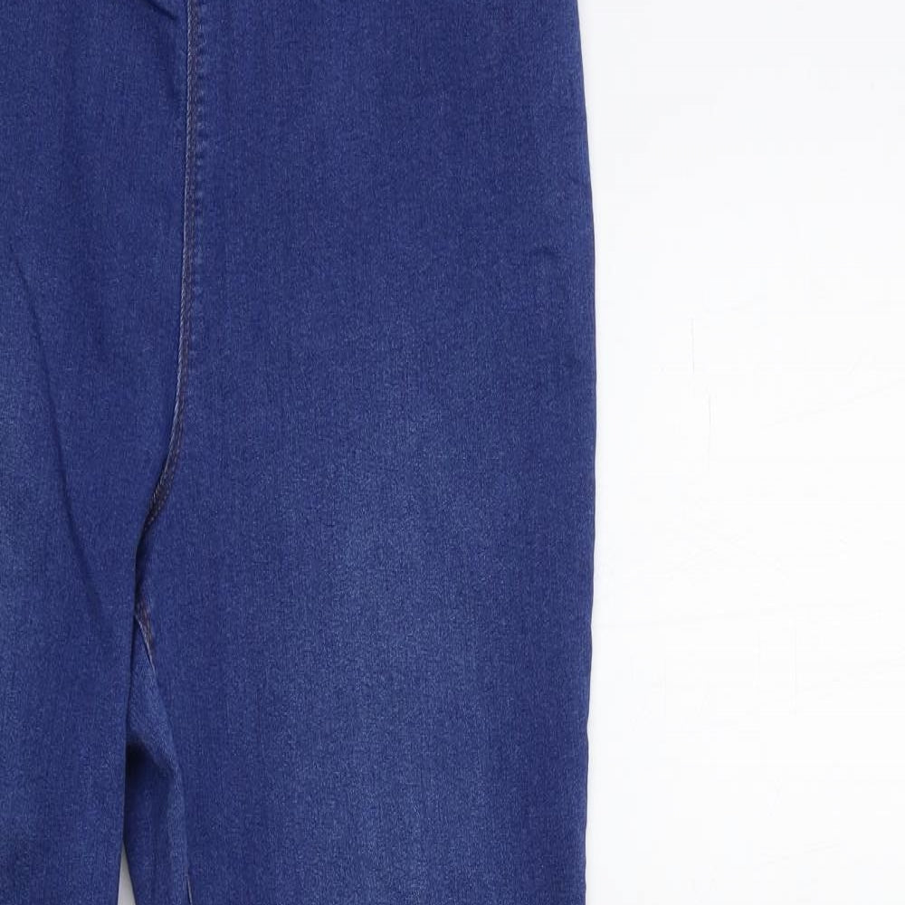 Papaya Womens Blue  Denim Jegging Jeans Size 14 L26 in