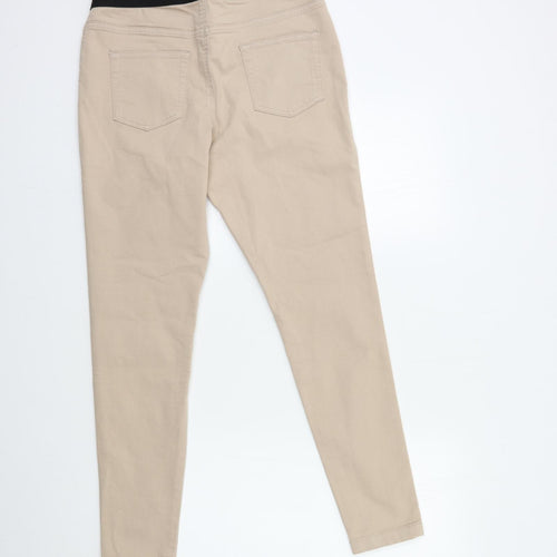 Preworn Womens Beige  Denim Jegging Jeans Size 28 in L28 in
