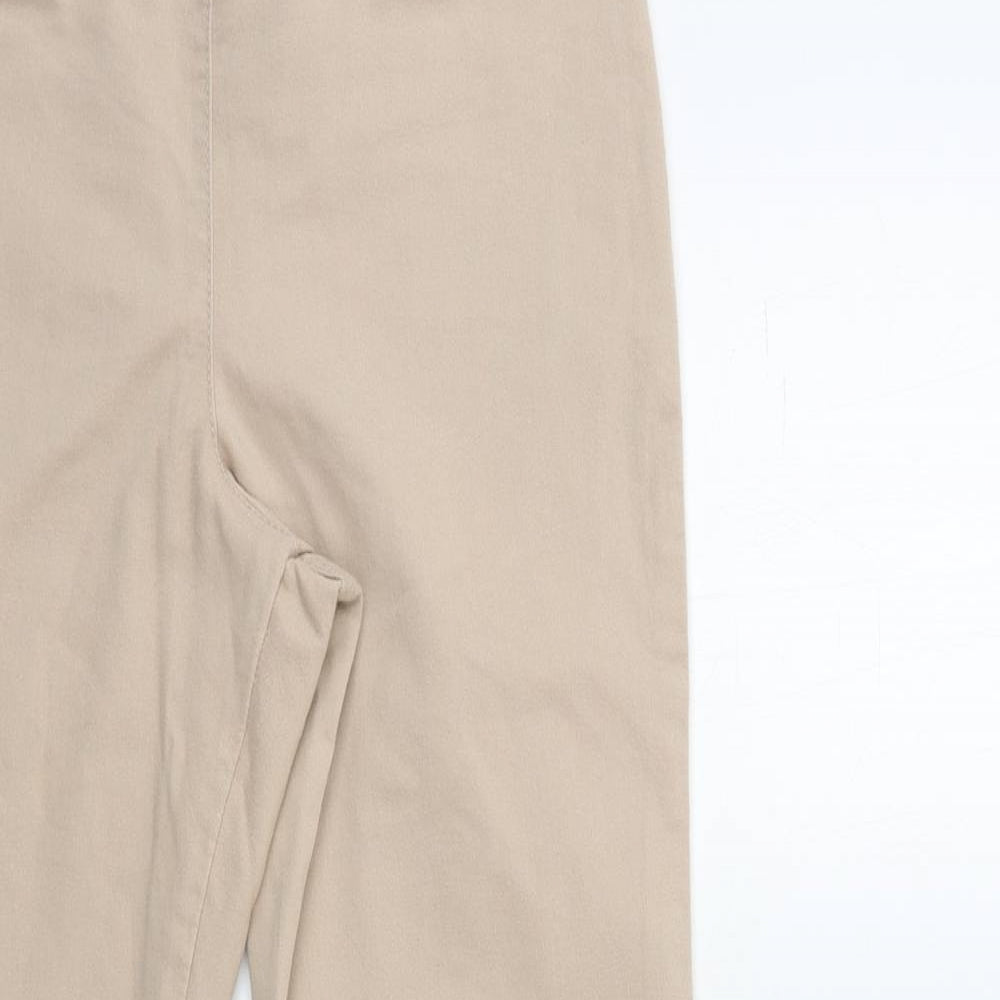 Preworn Womens Beige  Denim Jegging Jeans Size 28 in L28 in
