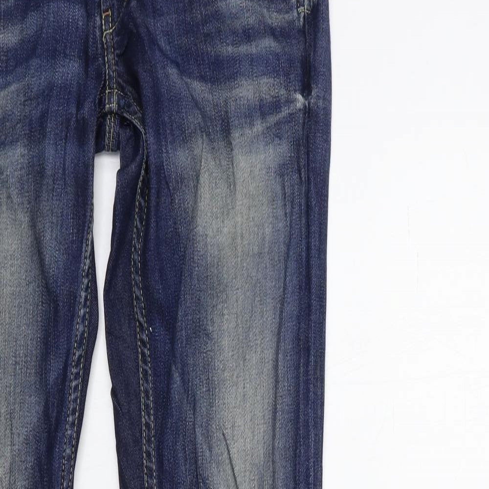Pepe Jeans Womens Blue  Denim Straight Jeans Size 27 in L32 in
