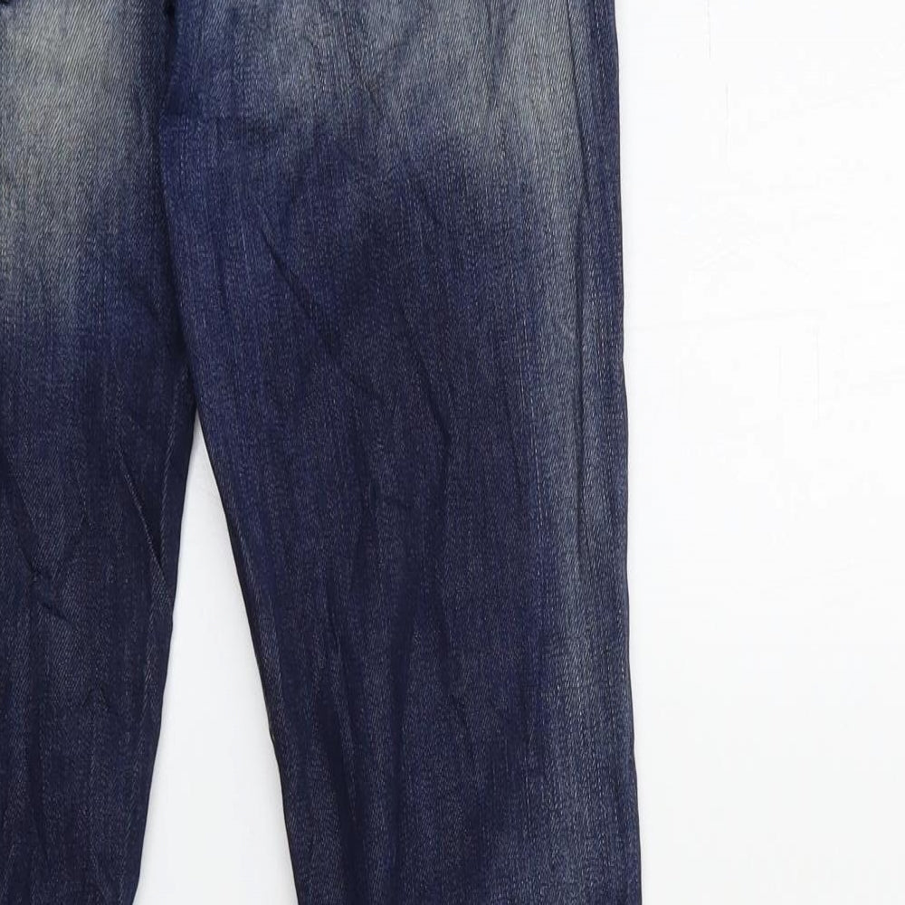 Pepe Jeans Womens Blue  Denim Straight Jeans Size 27 in L32 in
