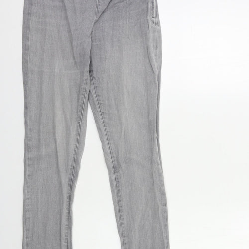 Marks and Spencer Womens Grey  Denim Skinny Jeans Size 8 L20 in