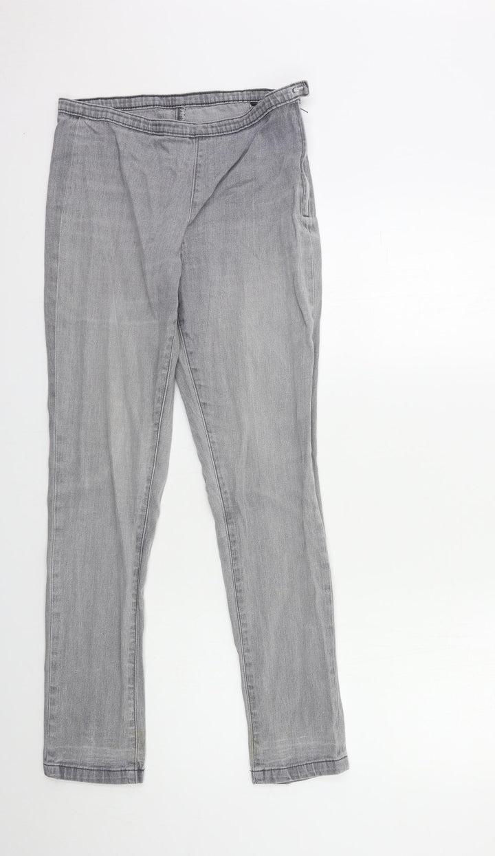 Marks and Spencer Womens Grey Denim Skinny Jeans Size 8 L20 in