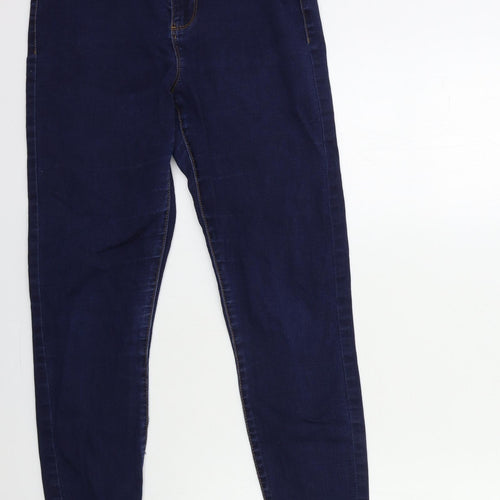 Denim & Co. Womens Blue  Denim Skinny Jeans Size 10 L25 in