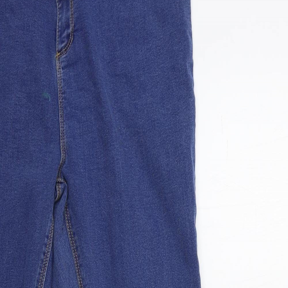 Dorothy Perkins Womens Blue  Denim Skinny Jeans Size 16 L28 in