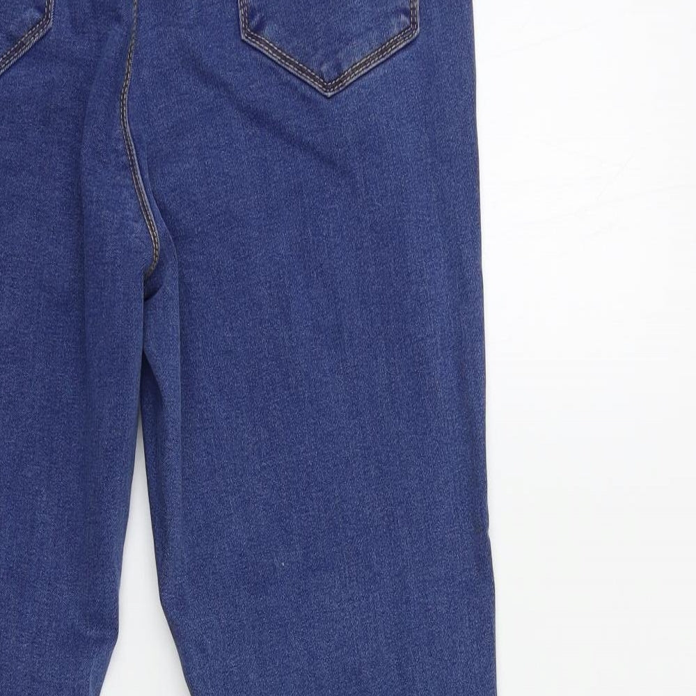Dorothy Perkins Womens Blue  Denim Skinny Jeans Size 16 L28 in