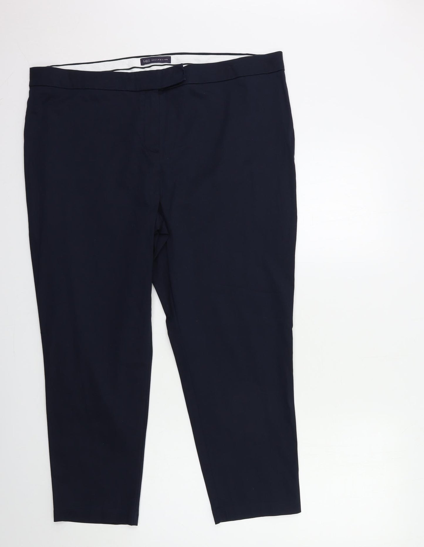 Marks and Spencer Womens Blue   Trousers  Size 20 L26 in