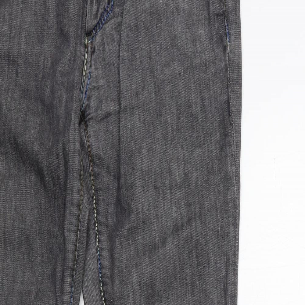 Preworn Womens Grey  Denim Skinny Jeans Size 27 in L29 in
