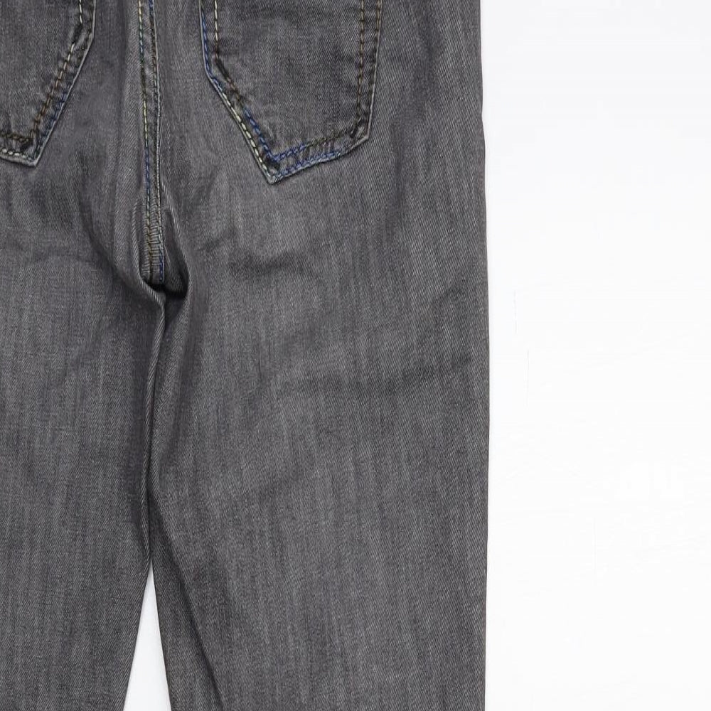 Preworn Womens Grey  Denim Skinny Jeans Size 27 in L29 in