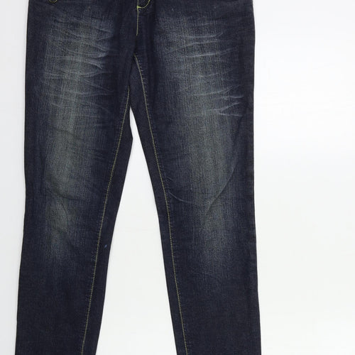 BPC  Womens Blue  Denim Skinny Jeans Size 10 L33.5 in