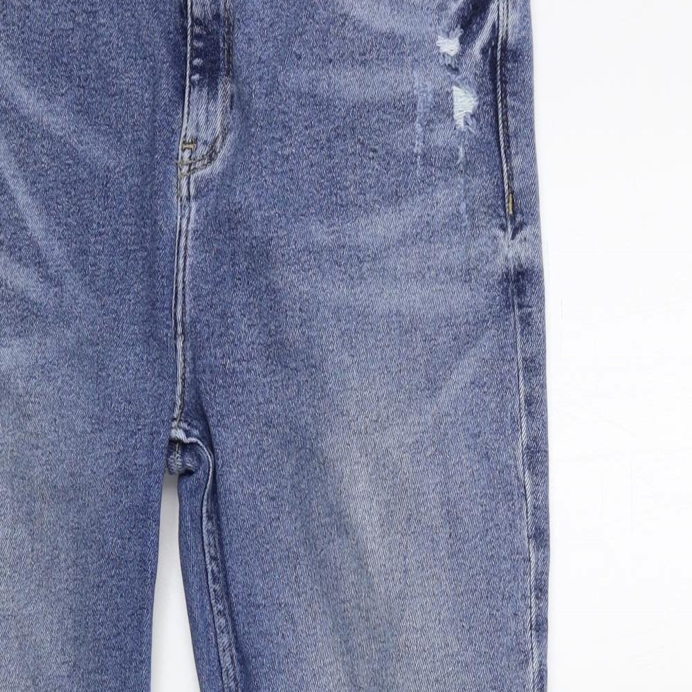 River Island Womens Blue  Denim Skinny Jeans Size 16 L28 in