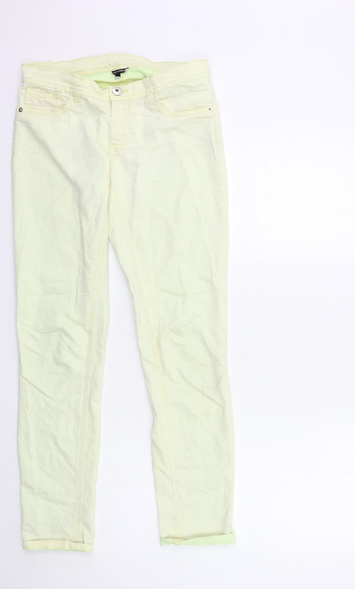 KappAhI Girls Yellow Skinny Jeans Size 13-14 Years