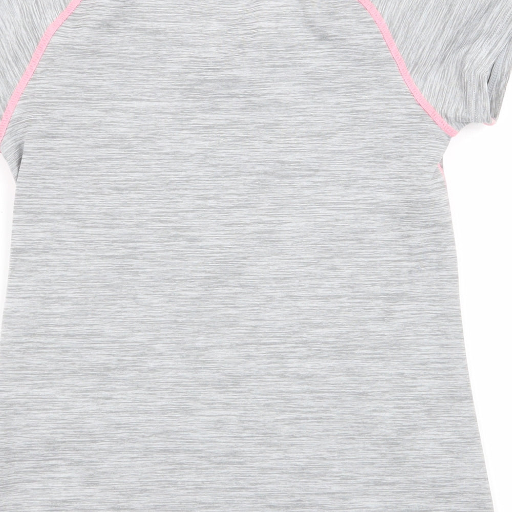H&M Girls Grey   Basic T-Shirt Size 7-8 Years