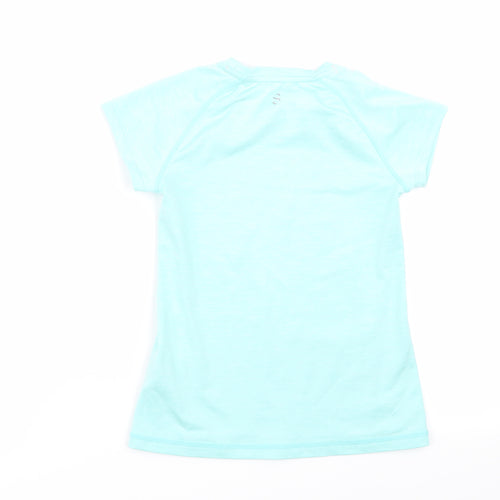 H&M Girls Green   Basic T-Shirt Size 7-8 Years