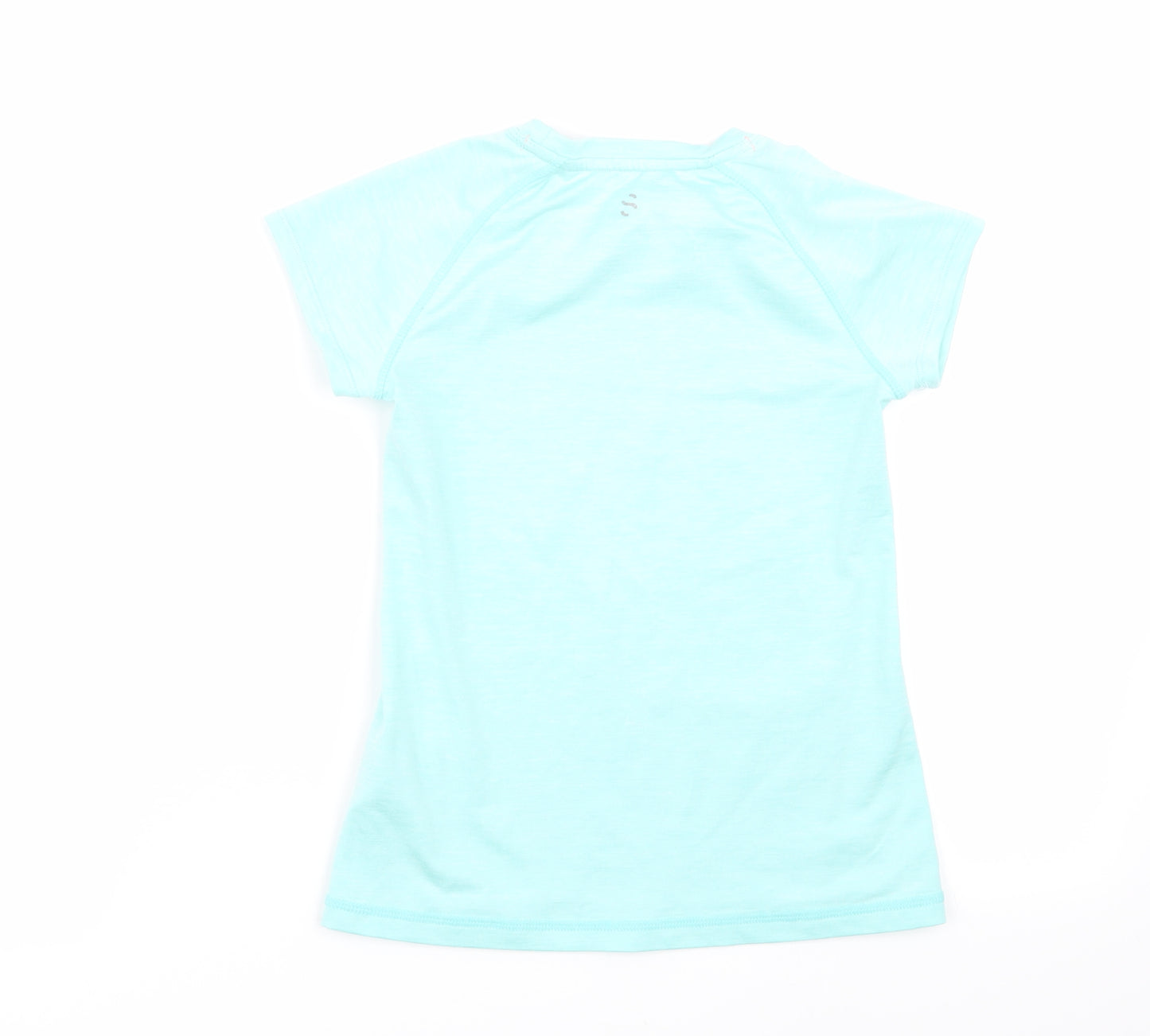 H&M Girls Green   Basic T-Shirt Size 7-8 Years