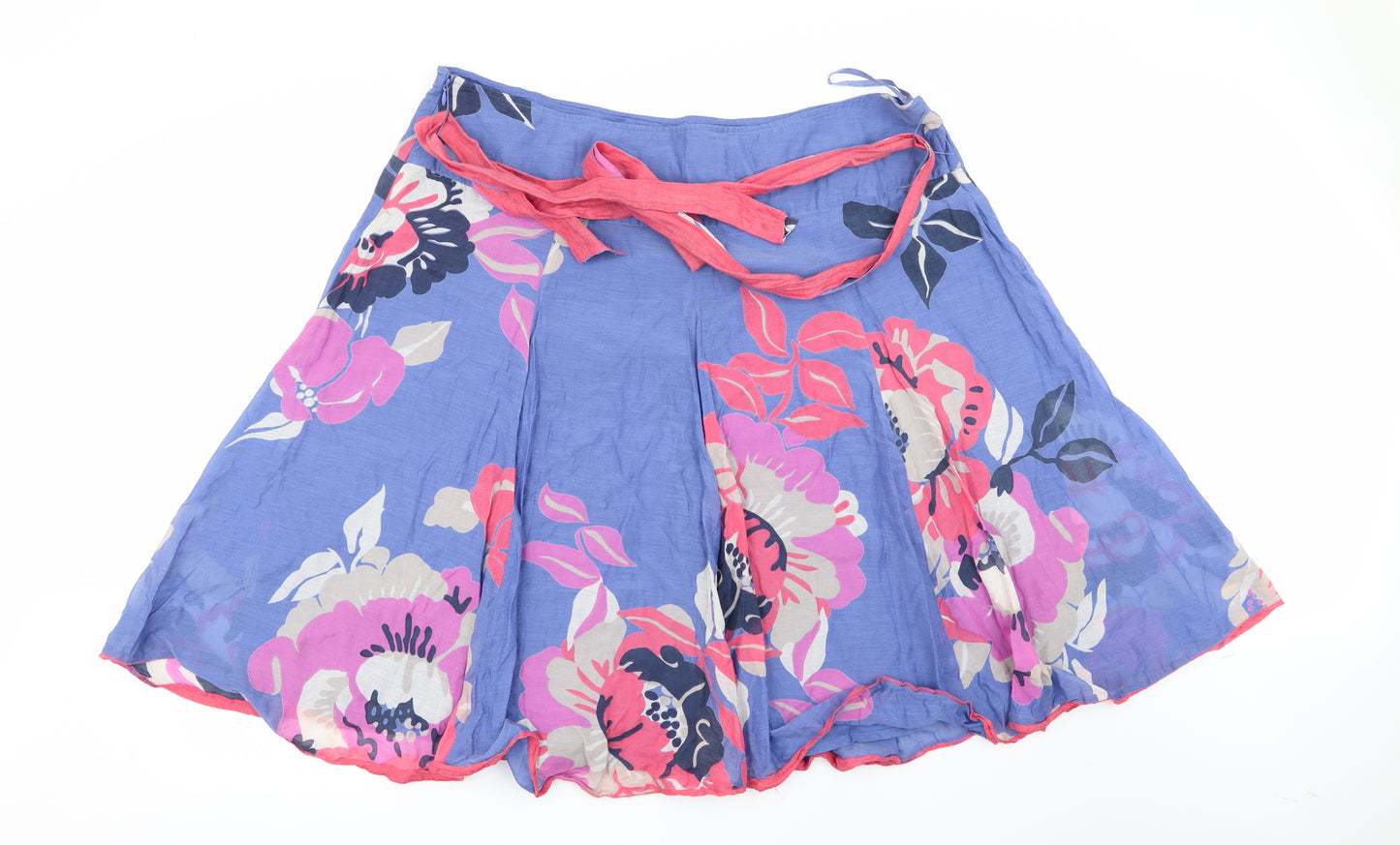 Monsoon Womens Blue Floral  Flare Skirt Size 22