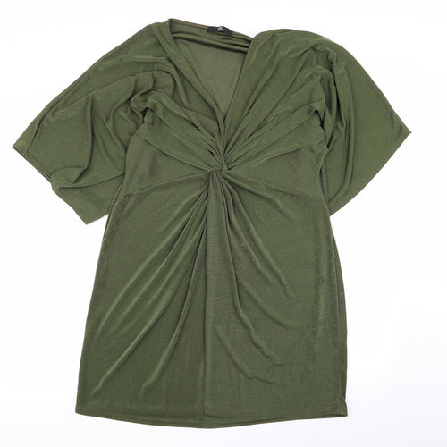 Missguided Womens Green   Fit & Flare  Size 22