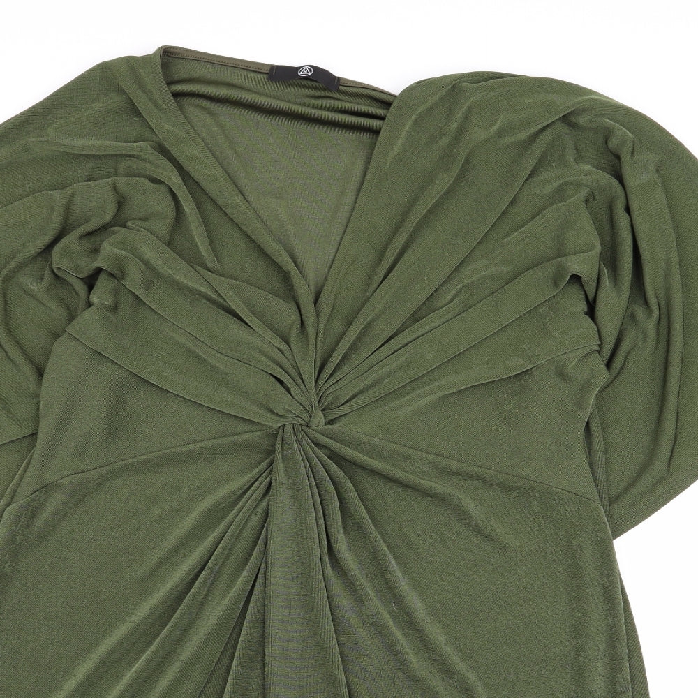 Missguided Womens Green   Fit & Flare  Size 22