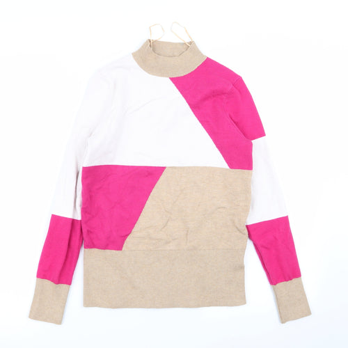 M&S Womens Multicoloured   Pullover Jumper Size 10