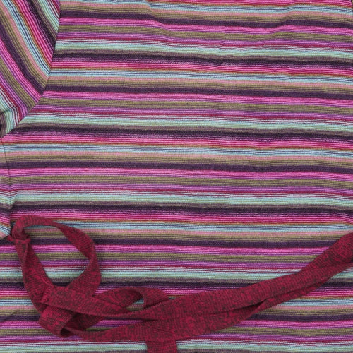 evie Womens Multicoloured Striped  Pullover Jumper Size 14