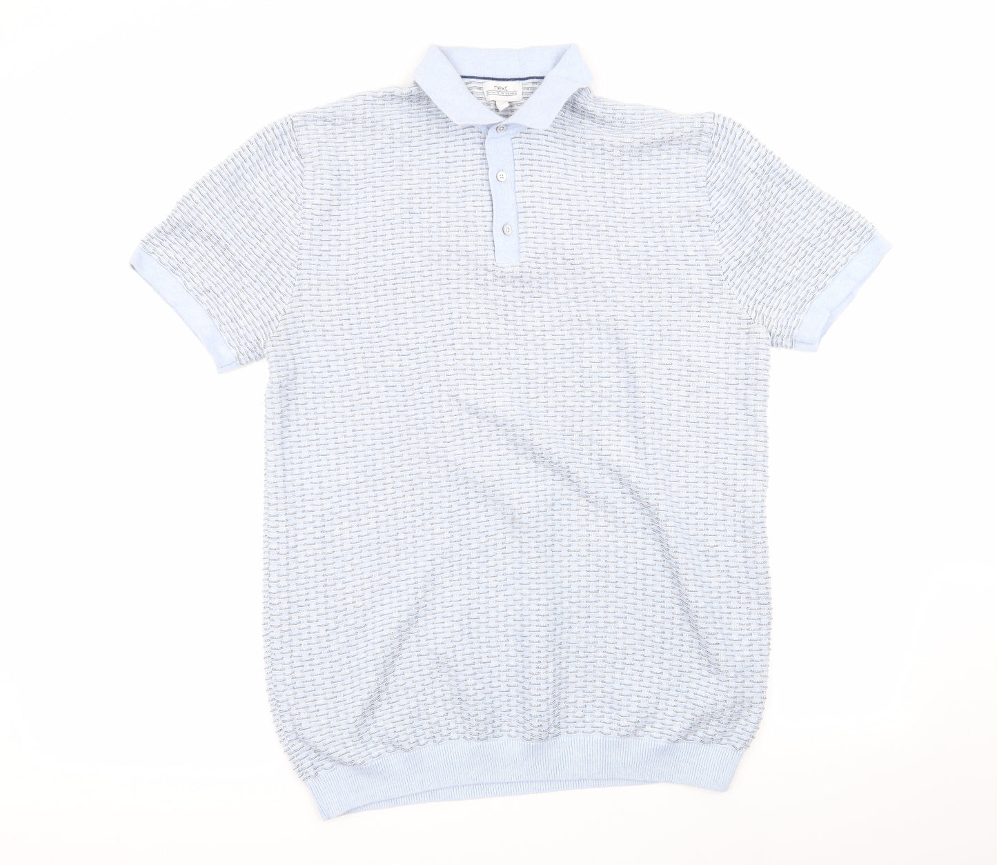 NEXT Mens Blue    Polo Size L