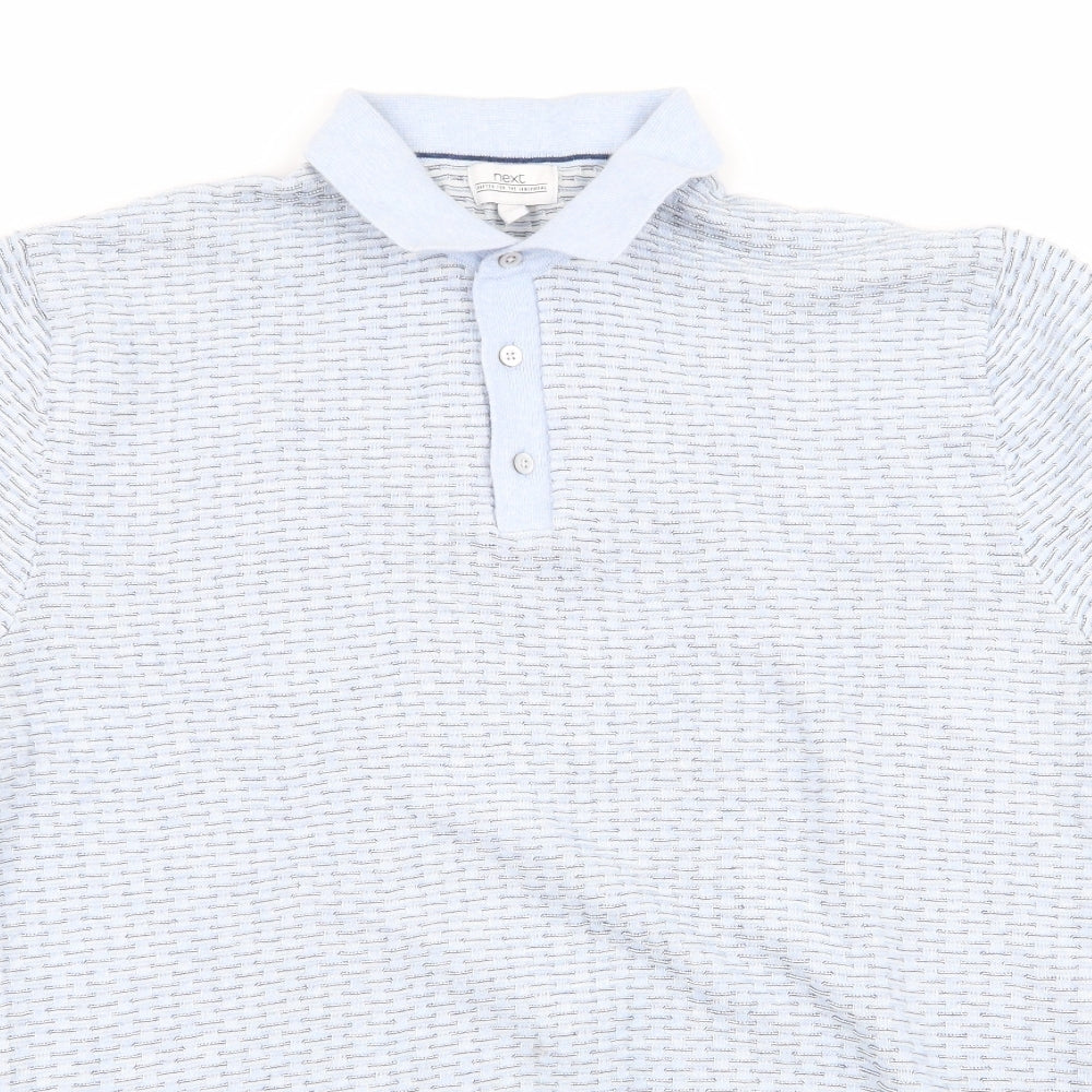 NEXT Mens Blue    Polo Size L