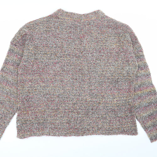 Jaqueline de Yong Womens Multicoloured   Pullover Jumper Size XL