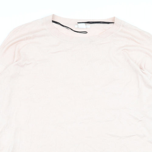 H&M Womens Pink   Pullover Jumper Size L