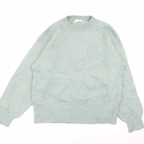 H&M Womens Green   Pullover Jumper Size S