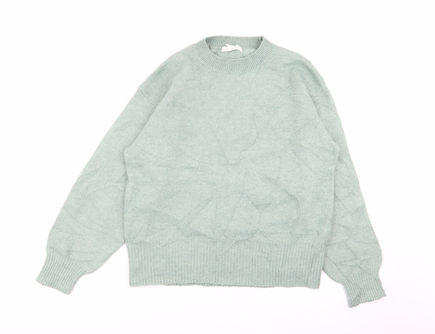 H&M Womens Green   Pullover Jumper Size S