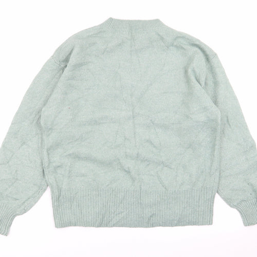 H&M Womens Green   Pullover Jumper Size S
