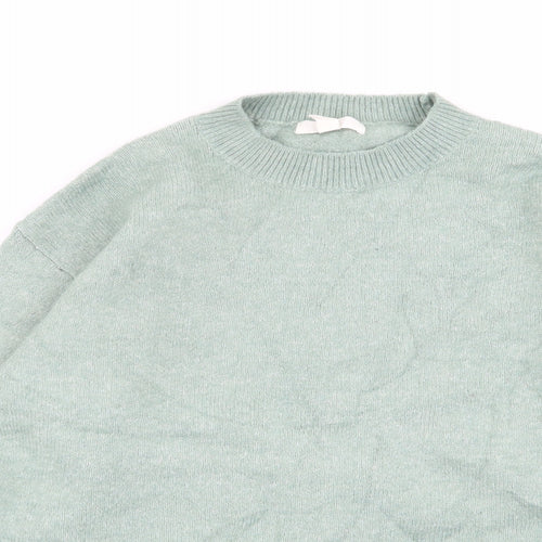 H&M Womens Green   Pullover Jumper Size S