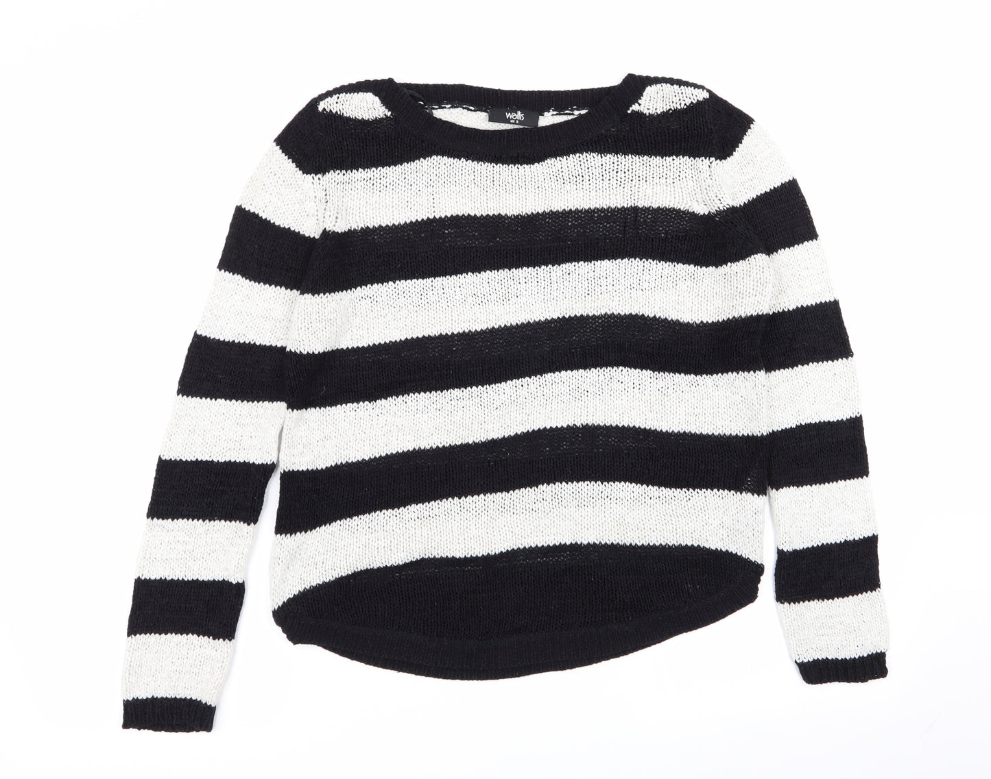 Wallis Womens Multicoloured Striped  Pullover Jumper Size S