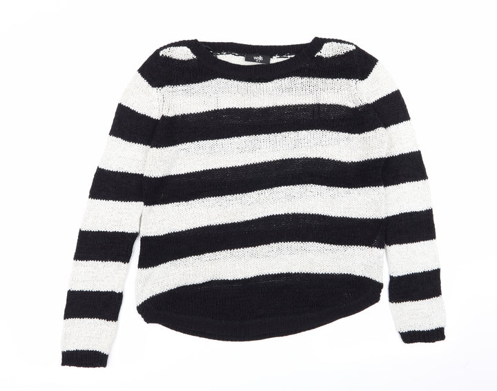 Wallis Womens Multicoloured Striped  Pullover Jumper Size S