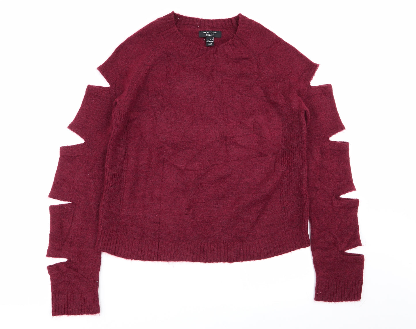 New Look Girls Red   Pullover Jumper Size 14-15 Years