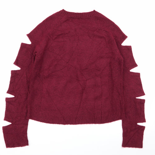 New Look Girls Red   Pullover Jumper Size 14-15 Years