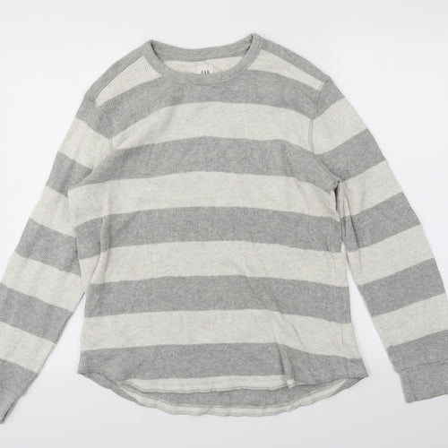 Gap Womens Multicoloured Striped  Pullover Jumper Size L