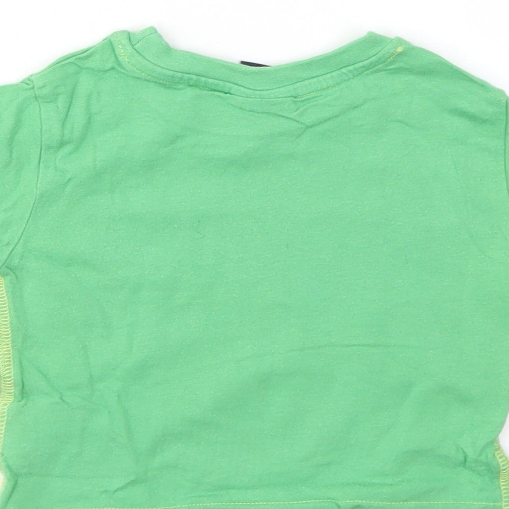 NEXT Boys Green Geometric  Basic T-Shirt Size 3-6 Months