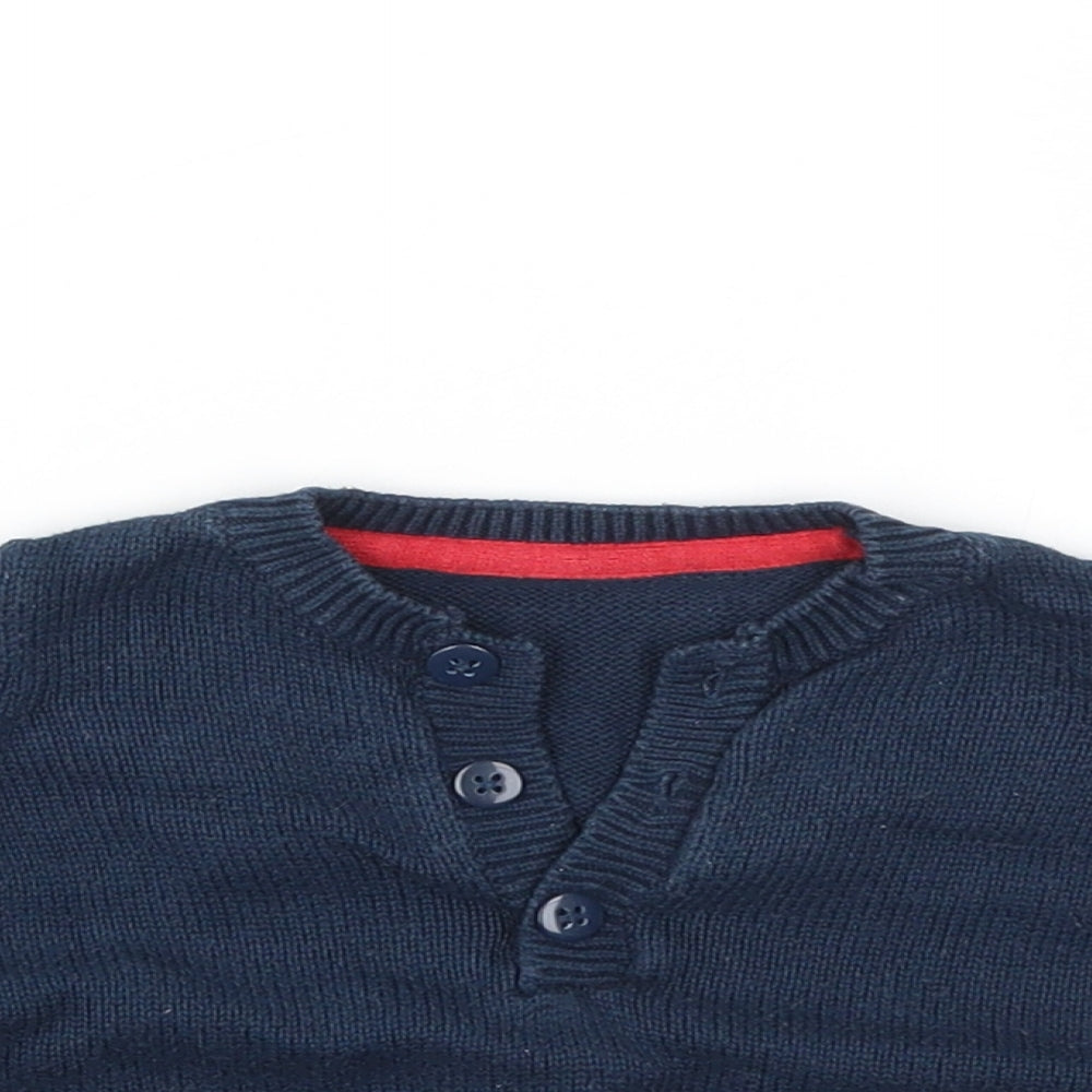 M Boys Blue   Pullover Jumper Size 3-6 Months
