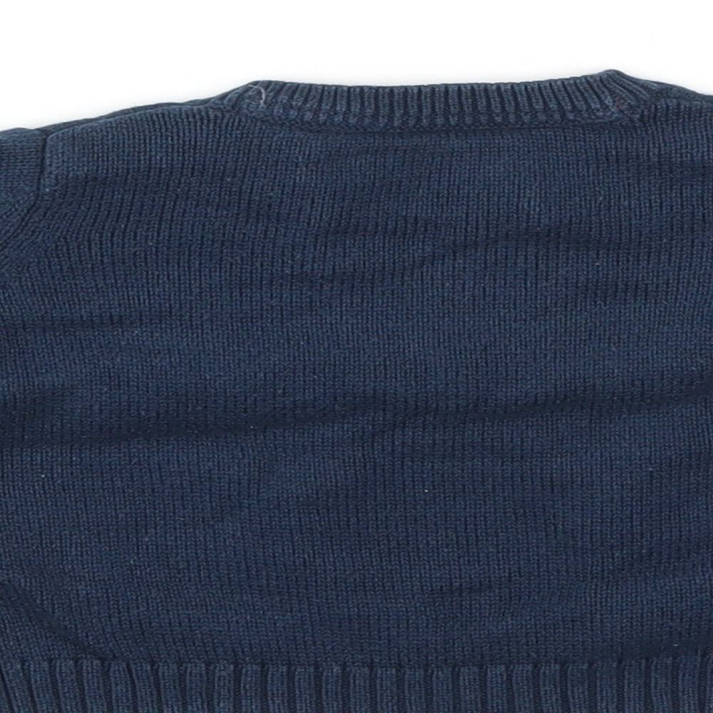 M Boys Blue   Pullover Jumper Size 3-6 Months