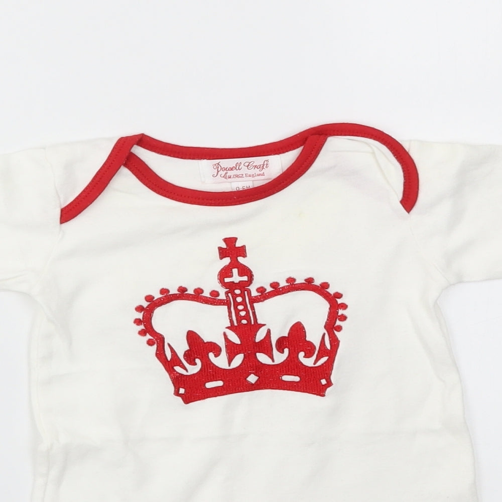 Powell Craft Baby Multicoloured   Babygrow One-Piece Size 6-9 Months
