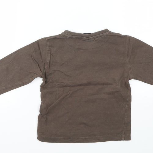 NEXT Boys Brown   Basic T-Shirt Size 12-18 Months
