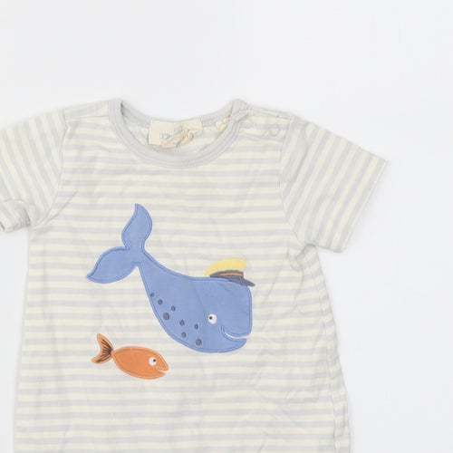 Gap Boys Multicoloured Striped  Babygrow One-Piece Size 3-6 Months