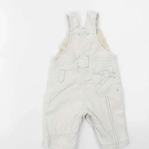 NEXT Baby Ivory   Dungaree One-Piece Size 3-6 Months