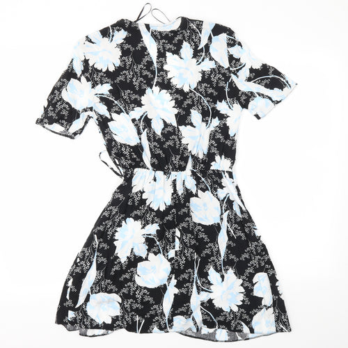 Miss Selfridge Womens Multicoloured Floral  Fit & Flare  Size 10