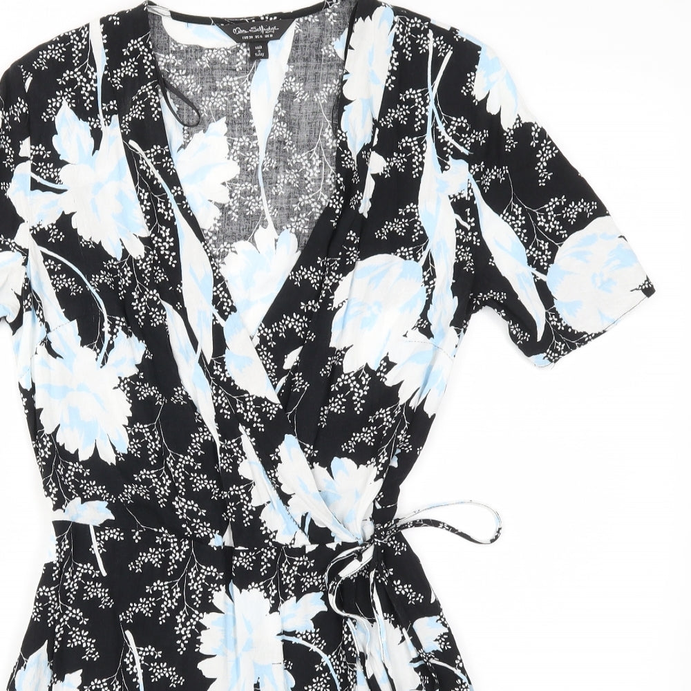 Miss Selfridge Womens Multicoloured Floral  Fit & Flare  Size 10