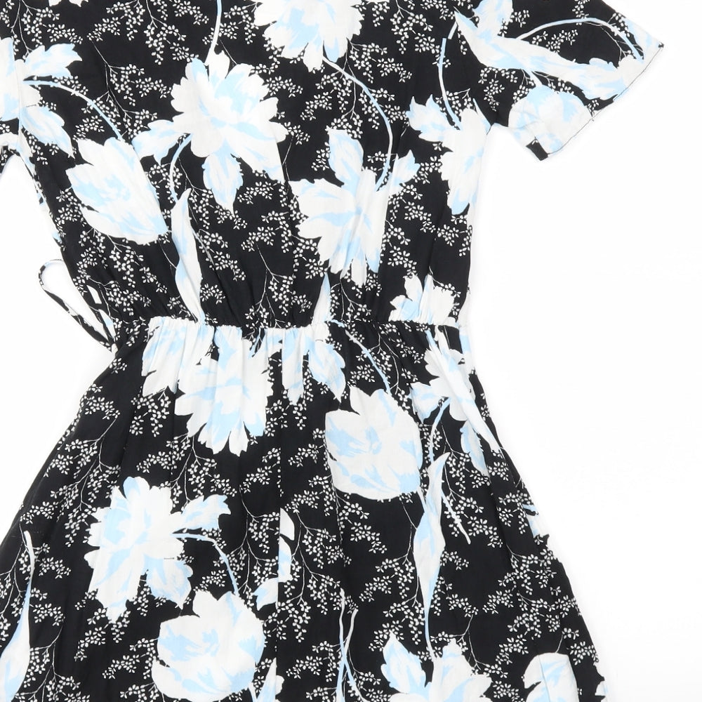 Miss Selfridge Womens Multicoloured Floral  Fit & Flare  Size 10
